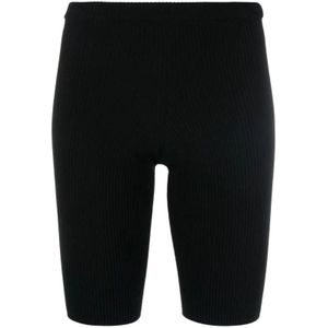 Dsquared2, Korte broeken, Dames, Zwart, S, Stijlvolle Bermuda Shorts