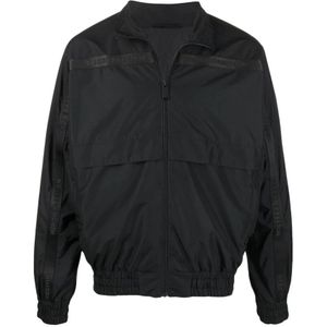 Heron Preston, Jassen, Heren, Zwart, S, Polyester, HP Spray Windbreaker Jas
