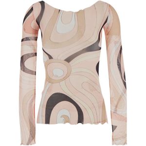 Emilio Pucci, Tops, Dames, Veelkleurig, S, Damesmode T-shirt