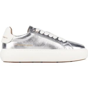 Alexander Smith, Schoenen, Dames, Grijs, 36 EU, Leer, Soho Woman Zilver Wit