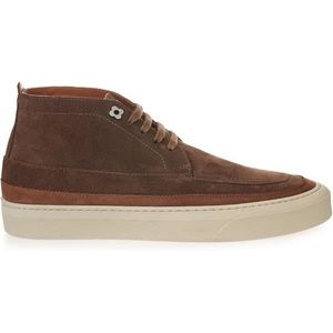 Lardini, Schoenen, Heren, Bruin, 40 EU, Suède, Stijlvolle suède sneakers