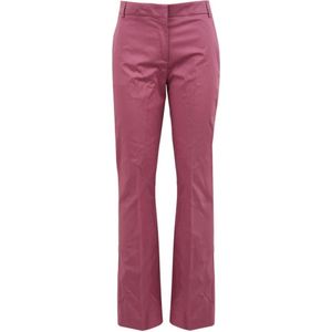 Drumohr, Broeken, Dames, Paars, L, Elegante Broek