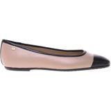 Baldinini, Schoenen, Dames, Beige, 39 1/2 EU, Ballerina in black and nude nappa