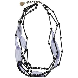 Giorgio Armani, Accessoires, Dames, Blauw, ONE Size, Blauwe Hars Kralen Ketting