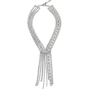 Jimmy Choo, Accessoires, Dames, Grijs, ONE Size, Tassel Ketting