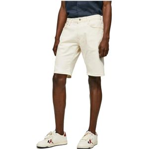 Pepe Jeans, Korte broeken, Heren, Wit, W30, Katoen, Casual Shorts