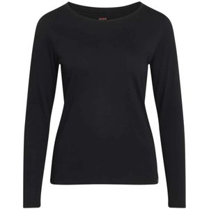 Mads Nørgaard, Tops, Dames, Zwart, XS, Tops met lange mouwen