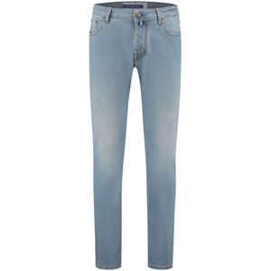 Jacob Cohën, Jeans, Heren, Blauw, W35, Heldere Blauwe Klassieke Jeans