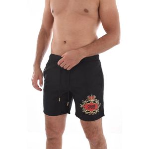 Cavalli Class, Badkleding, Heren, Zwart, L, Polyester, Logo Print Zwembroek - Zwart