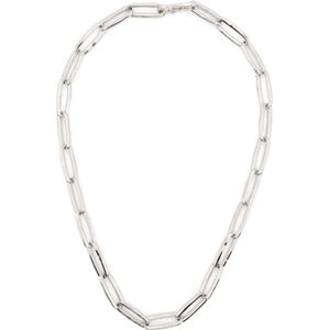Jil Sander, Accessoires, Heren, Grijs, ONE Size, Zilveren Ketting Gm 15 Stijlvol Ontwerp