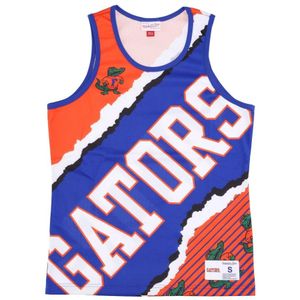 Mitchell & Ness, Sport, Heren, Veelkleurig, XL, Polyester, Florida Gators Basketbalshirt