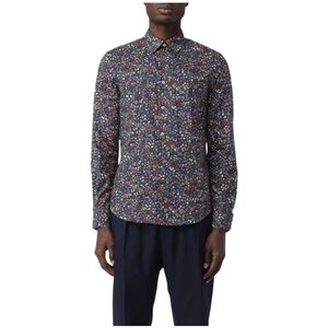 Paul Smith, Overhemden, Heren, Veelkleurig, S, Katoen, Bloemenprint Shirt