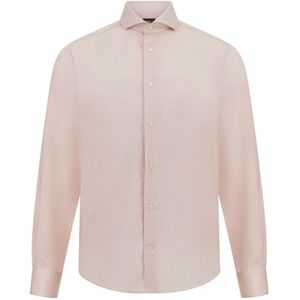 Boggi Milano, Overhemden, Heren, Rood, 4Xl, Katoen, Ultimate Non-Iron Slim Fit Katoenen Overhemd