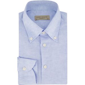 John Miller, Overhemden, Heren, Blauw, 3Xl, Katoen, Zakelijk Overhemd Lichtblauw Tailored Fit