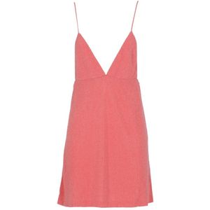 Dsquared2, Kleedjes, Dames, Roze, M, Glamoureuze Roze Strass Jurk