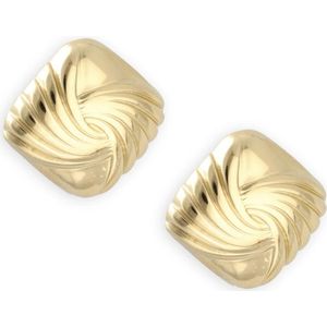Notre-v, Accessoires, Dames, Geel, ONE Size, Vintage Glamour Square Oorbellen