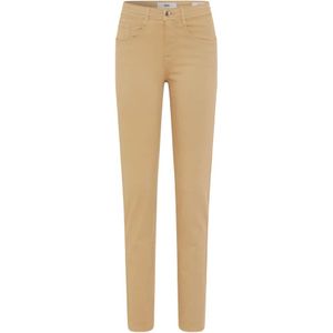Brax, Jeans, Dames, Beige, M, Katoen, Beige Mary Broek Klassieke Zakken Kwaliteit