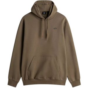 Vans, Sweatshirts & Hoodies, Heren, Bruin, M, Bruine Sweater Stijl 76 II Zwart/Wit