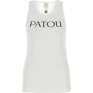 Patou, Tops, Dames, Wit, S, Katoen, Witte katoenen hemdje