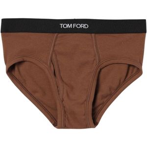 Tom Ford, Ondergoed, Heren, Beige, S, Zwarte Herenondergoed Briefs