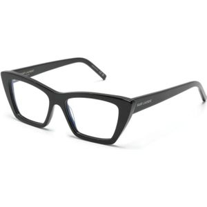 Saint Laurent, Accessoires, Dames, Zwart, 51 MM, SL 276 Mica OPT 001 Optical Frame