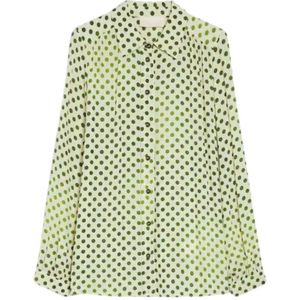 Iblues, Blouses & Shirts, Dames, Groen, L, Casual Overhemd Outlet