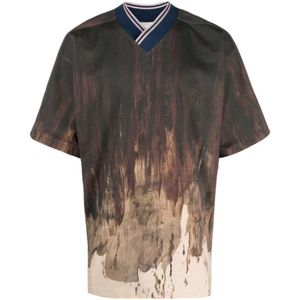Vivienne Westwood, Tops, Heren, Veelkleurig, M, Bruin Team Jersey Shirt