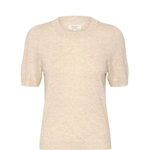 Part Two, Truien, Dames, Beige, 2Xl, Cashmere Gebreide Trui Natural Melange
