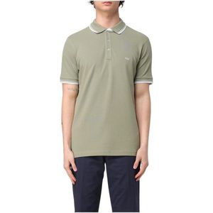 Fay, Tops, Heren, Groen, L, Groene T-shirts en Polos