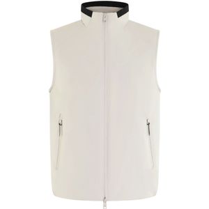 Woolrich, Jassen, Heren, Beige, M, Tweelaags Zeilvest