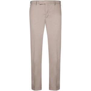 PT Torino, Broeken, Heren, Beige, M, Wol, Wollen broek met ritssluiting