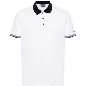 Paul & Shark, Tops, Heren, Wit, 2Xl, Katoen, Gebreide Polo Shirt