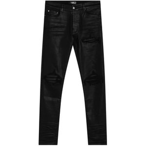 Amiri, Jeans, Heren, Zwart, W31, Denim, Regular Fit Denim Jeans