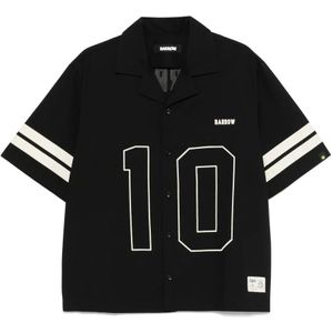 Barrow, Overhemden, Heren, Zwart, S, Katoen, Poplin Overhemd