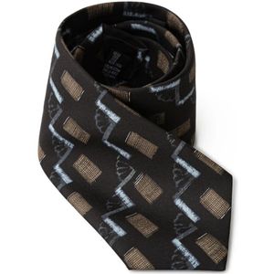 Giorgio Armani, Accessoires, Heren, Zwart, ONE Size, Zwarte zijden stropdas