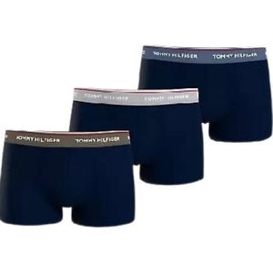 Tommy Hilfiger, Ondergoed, Heren, Blauw, M, Katoen, Multicolor Boxerset