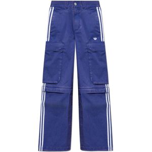 Adidas Originals, Broeken, Heren, Paars, W29, Katoen, Cargobroek