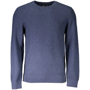 Dockers, Truien, Heren, Blauw, 2Xl, Blauwe Heren Trui Ronde Hals Logo