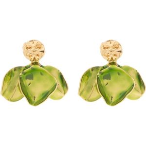 Tory Burch, Accessoires, Dames, Groen, ONE Size, Roxanne Oorbellen