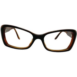 Chanel Vintage, Pre-owned, Dames, Bruin, ONE Size, Pre-owned Plastic sunglasses