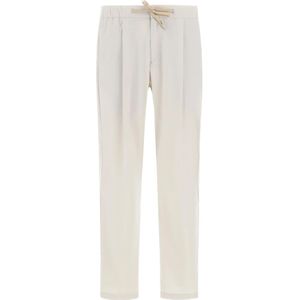 Herno, Broeken, Heren, Grijs, S, Nylon, Lichtgrijze Trekkoordbroek Ss 25