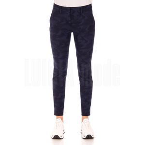 Mason's, Broeken, Dames, Blauw, L, Cropped Broek