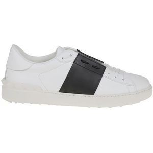 Valentino, Schoenen, Heren, Wit, 40 1/2 EU, Leer, Open Sneakers