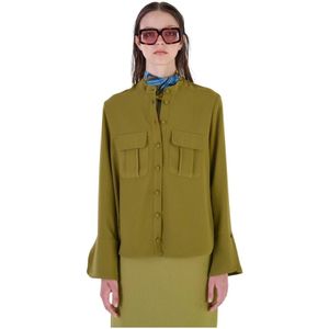 Silvian Heach, Blouses & Shirts, Dames, Groen, XS, Polyester, Shirts