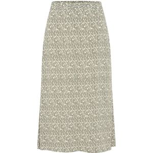 Part Two, Rokken, Dames, Groen, XL, Graphic Print Midi Rok