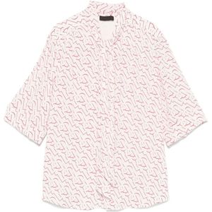 Liu Jo, Blouses & Shirts, Dames, Roze, S, Strikblouse