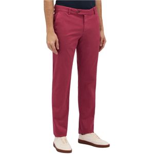 Brooks Brothers, Broeken, Heren, Groen, W36, Katoen, Military Stretch Katoenen Chino`s