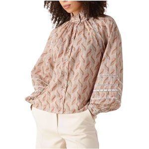 Dea Kudibal, Blouses & Shirts, Dames, Roze, 2Xl, Elegante Roze Nita Blouse