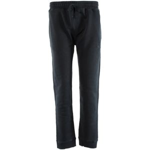 Woolrich, Broeken, Heren, Blauw, XL, Katoen, Blauwe Katoenen Joggers voor Heren
