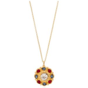 Dolce & Gabbana, Accessoires, Dames, Geel, ONE Size, Ketting met hanger